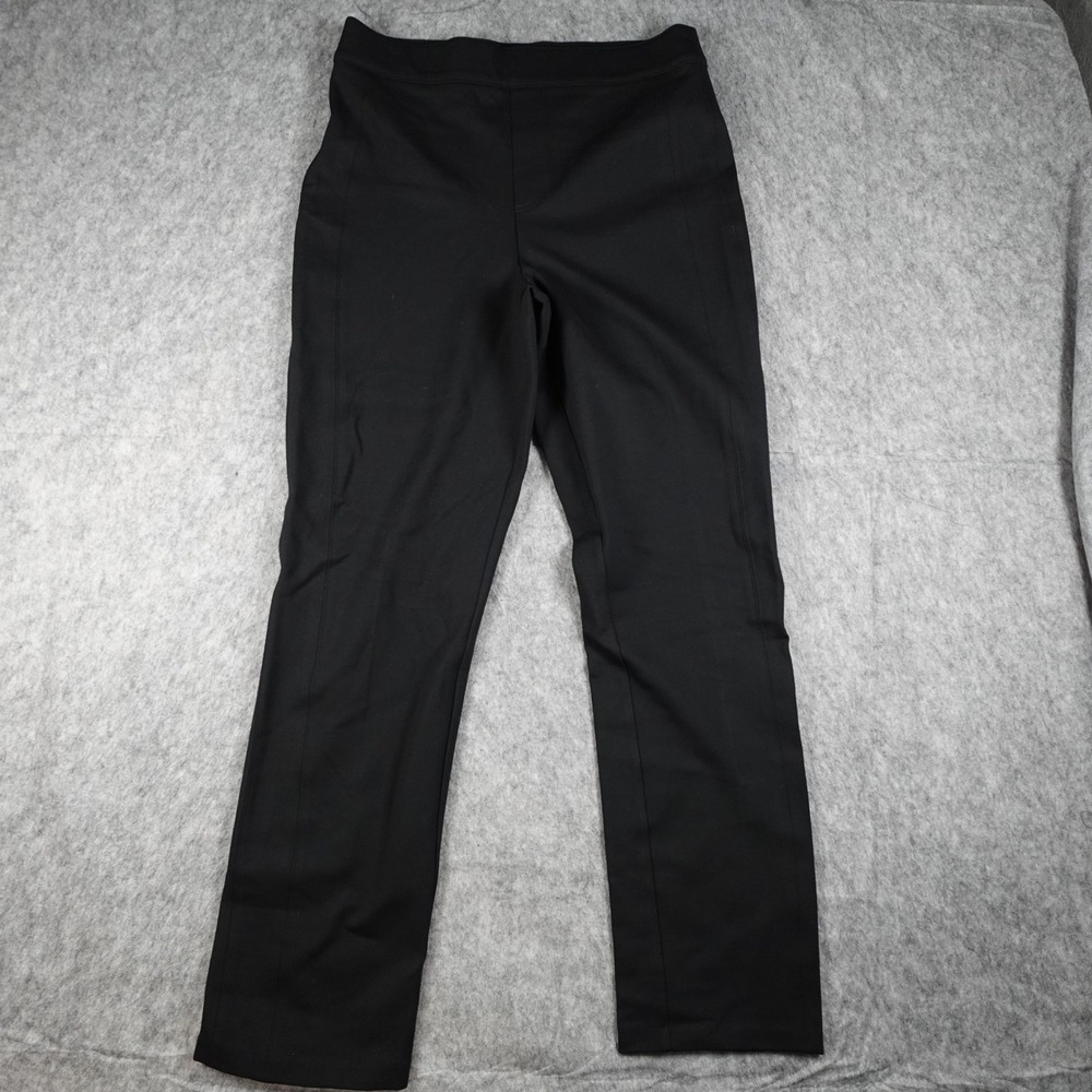 Spanx Pants Women Extra Large Black Tall The‎ Perfect Slim Straight Leg Ponte